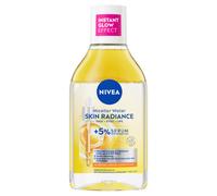 NIVEA Skin Glow Serum Infused Micellar Water 400ml. With Amino Acid, 5% Vitamin C & E. Gentle Waterproof Makeup Remover.
