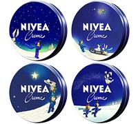 Nivea Skin Moisturizing Creme,"Nivea Tales" Design - 5.07 Fluid Ounces (150ml) Tins (Pack of 4) [ Italian Import ]