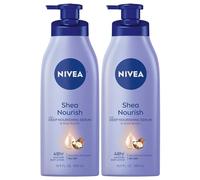 NIVEA Smooth Daily Moisture Body Lotion, Shea Butter 16.9 oz (Pack of 2)