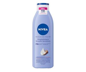 NIVEA SMOOTH SENSATION Body Milk, 250 ml, Daily body care, A gentle creamy emulsion that spreads easily on the skin and is quickly absorbed, Pack of 1