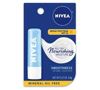NIVEA Smoothness Lip Care SPF 15 0.17 Ounce Carded Pack (Pack of 6)