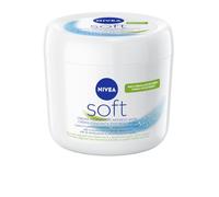 NIVEA Soft (1 x 500 ml), all-purpose cream with jojoba oil and vitamin E, intensive moisturising cream for the care of face, body and hands, paraben-free