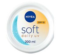 NIVEA Soft Daily UV Moisturiser for Face Hand & Body SPF15 200ml