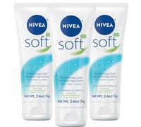 NIVEA Soft Moisturizing Creme, 2.6 Ounce (Pack of 3)