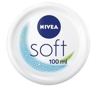 NIVEA Soft Refreshing Moisturising Cream (100 ml), Lightweight Cream with Vitamin E and 100% Natural Jojoba Oil, Fast Absorbing Skin Cream for Noticeably Relaxed Skin
