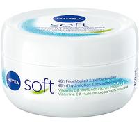 NIVEA Soft Refreshing Moisturising Cream (200 ml), Lightweight Cream with Vitamin E and 100% Natural Jojoba Oil, Fast Absorbing Skin Cream for Noticeably Relaxed Skin