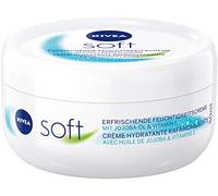 NIVEA Soft Refreshing Moisturising Cream (50 ml), Nourishing Soft Cream with Vitamin E and Jojoba Oil, Fast Absorbing Skin Cream