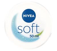 NIVEA Soft Refreshing Moisturising Cream, Lightweight Cream with Vitamin E and 100% Natural Jojoba Oil, Fast Absorbing Skin Cream for Intense Moisture (50 ml)
