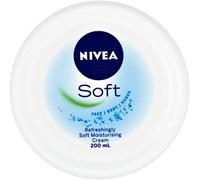 Nivea Soft Refreshingly Moisturising Cream, 200 ml, Pack of 3