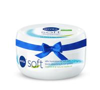 Nivea Soft Refreshingly Moisturizing Face Body and Hand Cream 3 Pack of 6.8 Oz Jars