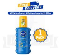 NIVEA SPF15 Sun Spray 200ml Moisturising Sunscreen Water Resistant