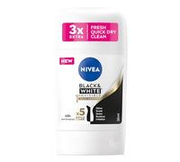 NIVEA Stick Women's Invisible Black and White Silky Smooth Extra Fresh Delicate Protection Balm Formula Velvety Soft, Pack of 2, 2 x 50 ml, 48H Protection