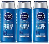 Nivea Strong Power Hair Shampoo for Men Pack of 3 x 250 ml