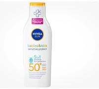 NIVEA SUN Babies & Kids Sensitive Protect Sun Cream Lotion SPF50+ 200ml/5In1
