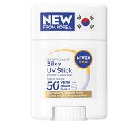 NIVEA SUN Breathable UV Specialist Silky UV Sun Stick SPF 50+ (15g), Lightweight and Non-Greasy Sunscreen, Invisible on All Skin Tones, Korean Stick Technology