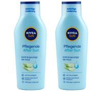 Nivea Sun Caring AFTER SUN MILK 2 X 400 ML Cools And Soothes With Aloe Vera