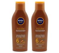 Nivea Sun Carotene SPF 6 Milk, 2 Pack (2 x 200 ml) 200 ml (Pack of 2)