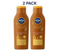 NIVEA Sun Carrot Tanning Lotion SPF 6 2 Pack (2 x 200 ml)