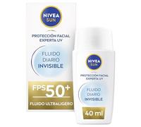 NIVEA SUN Fluid Daily Invisible Face Sunscreen SPF 50+ (1 x 40 ml), Ultra Light Face Sun Cream with Matte Effect, Antioxidant Enriched Sun Protection