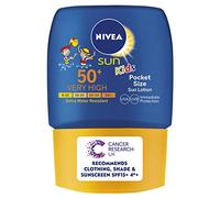 NIVEA SUN Kids Pocket Size Sun Lotion SPF 30 (50ml), Travel Size Suncream with SPF30, Children's Sunscreen for Immediate Protection from Sun Exposure