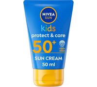 NIVEA SUN Kids Protect and Care SPF 50+ To Go Lotion (50ml), Water-Resistant Su