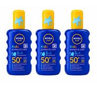 NIVEA SUN Kids Protect & Care Spray SPF50+ Very High Protection 3 x 200ml