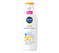 NIVEA SUN Kids Protect & Sensitive Sun Lotion 200ml Sunscreen with SPF 50+, K...