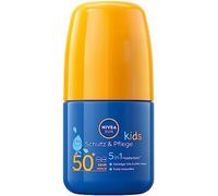 NIVEA Sun Kids Protection & Care Sun Roller SPF 50+ (50 ml), Sun Cream Roll-On with SPF 50+, Extra Waterproof Sun Lotion for Children as a Practical Scooter