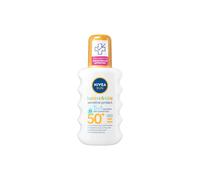 NIVEA SUN Kids Protect & Sensitive Spray (200ml) Sunscreen Spray with SPF 50+, Kids Suncream for Sensitive Skin, Immediately Protects Against Sun Expo