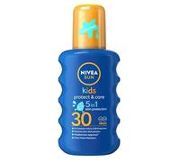 NIVEA SUN Kids Water Resistant Sun Spray SPF 30 200ml, Long-Lasting UVA/UVB Protection
