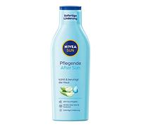 Nivea Sun Moisturising After Sun Lotion 250 ml, Lotion with Skin Soothing Effect After Sunbathing, After Sun with Organic Aloe Vera and Hyaluronic Acid for 48 Hours Moisture