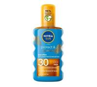 Nivea Sun Protect and Bronze Sunscreen Oil for Tanning SPF30 x200 ml (Pack of 1)
