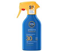 NIVEA SUN Protect and Moisture SPF 30 Trigger Spray (270ml), Water-Resistant Sunscreen Spray, Sun Cream Providing Instant and Effective UVA + UVB Protection