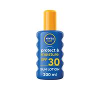 Nivea Sun Protect and Moisture Sun Cream Lotion Spray SPF 30 Pump Bottle 200ml