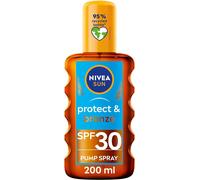 NIVEA SUN Protect & Bronze Oil Sunscreen Spray SPF 30 200 ml Sun Spray Provid...