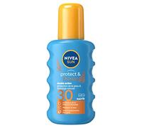 NIVEA SUN Protect & Bronze SPF 30 (1 x 200 ml), Sunscreen Oil with UVA/UVB Protection for a Naturally Tanned Tan, Sunscreen Tan
