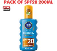 NIVEA SUN Protect & Bronze Spray SPF20, & SPF30 200ml Tanning Lotion Pro-Melanin