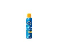 NIVEA SUN Protect & Dry Mist SPF50 200ml - Invisible, Water-Resistant, Non-Greasy SPF Spray