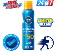 NIVEA SUN Protect & Dry Touch Refreshing Sun Mist Spray SPF50 (200ml),