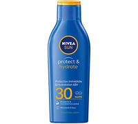 NIVEA SUN Protect & Hydrate Sun Lotion SPF 30 (1 x 200 ml), Highly Effective Sun Cream, UV Protection for Adults, Moisturising and Water Resistant