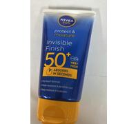 NIVEA SUN Protect & Moisture Invisible Finish Cream-SPF50+ 150ml New (763)