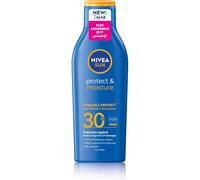 Nivea Sun Protect & Moisture Lotion SPF 30 with Vitamin C & Hyaluron 200mL | UVA & UVB Protection | Water Resistant & No White Cast | Body Sunscreen