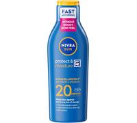 NIVEA SUN Protect & Moisture Sun Lotion SPF 20 (200 ml), Suncream with Vitamin