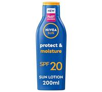 Nivea Sun Protect and Moisture Moisturising 20 Medium Sun Lotion, 200 ml