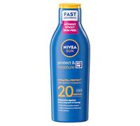 Nivea Sun Protect and Moisture Moisturising 20 Medium Sun Lotion, 200 ml