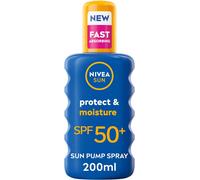 NIVEA SUN Protect & Moisture Sun Spray SPF 50+ (200ml), Moisturising...