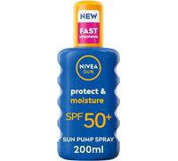 NIVEA SUN Protect & Moisture Sun Spray SPF 50+ (200ml), Moisturising Suncream S