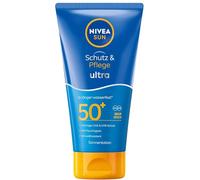 NIVEA Sun Protection & Care Ultra Sun Lotion SPF 50+, Protects and Nourishes the Skin from Inside and Outside, 150 ml, Pack of 6