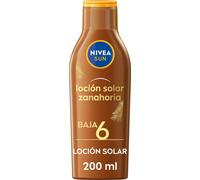 NIVEA Sun Carrot Tanning Lotion SPF 6 200ml Brand New UK seller Free P/P