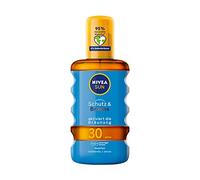 NIVEA Sun Protection & Tan Sun Oil Spray SPF 30 (200 ml), Sun Cream with Pro Melanin Extract for an Even Tan, Instant Sun Protection with UVA/UVB Filter System